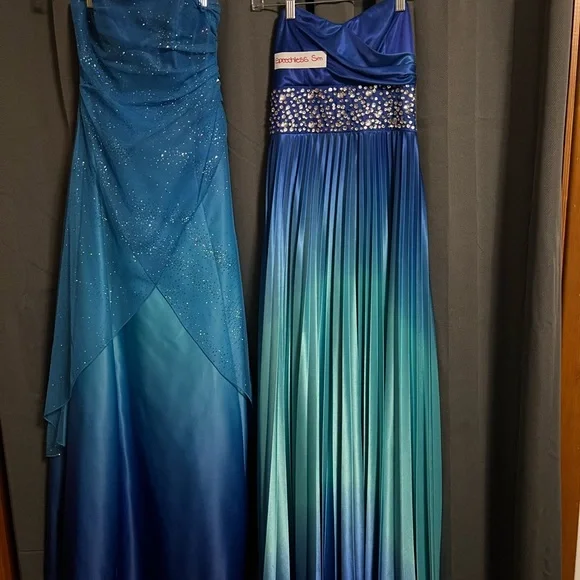 silver formal dress cover up Jovani Taupe Silver Embellished Cap Sleeve Prom Dress main image 0